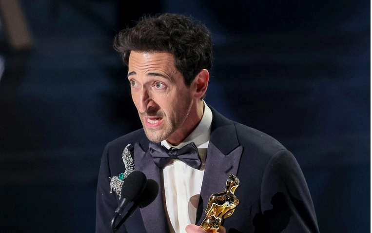 Adrien Brody nije dao da ga prekinu na Oscarima, njegov govor izazvao lavinu reakcija